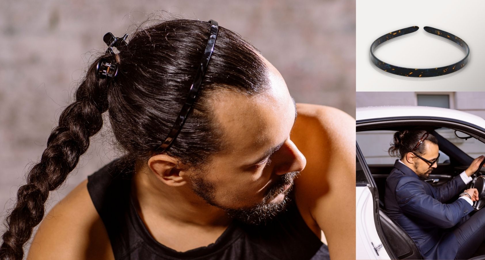 Men's Headbands for Long Hair  Headbands for Men's Hair – The