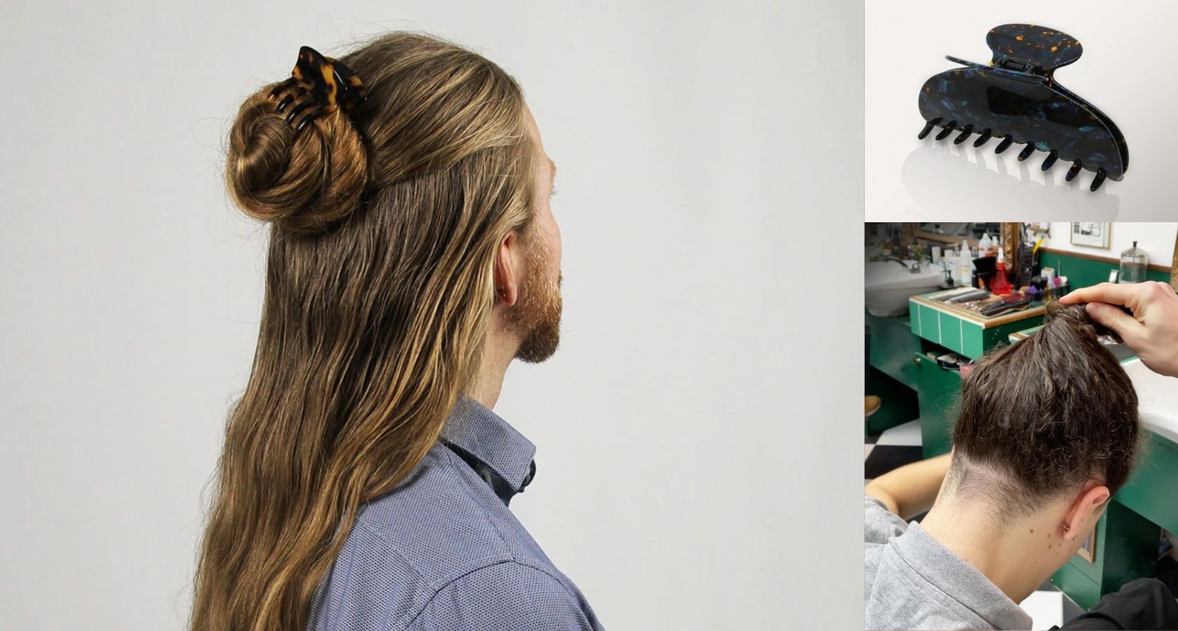 A Quick 3-Step Guide For Mens Hairstyles: How To Use A Hair Clamp