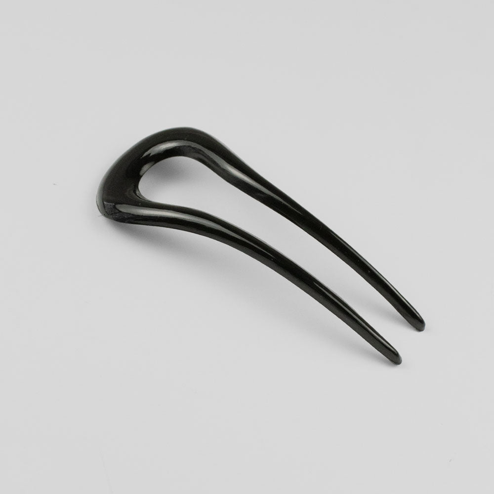 Men&#39;s Small Black Hair Prong