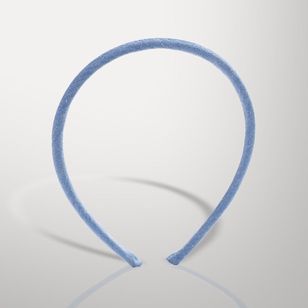 denim narrow fabric headband at mens hair tools