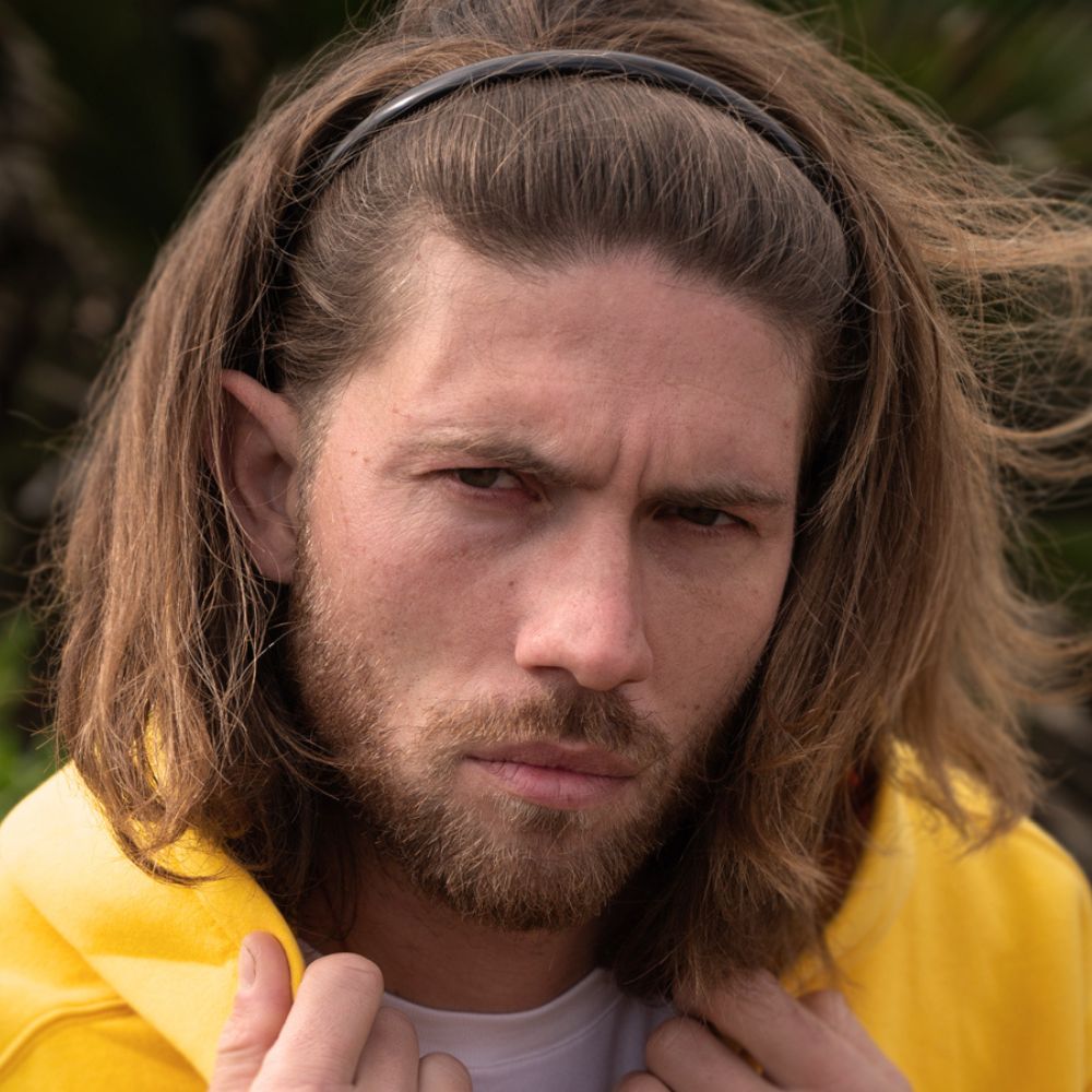 Men’s Black Sports Headband | Men’s Head Bands | Men’s Hair Tools