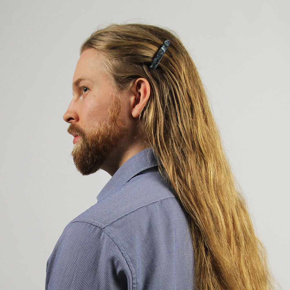 Men's 6cm Steel Clasp Hair Clip | Men's Hair Clips | Men's Hair Tools