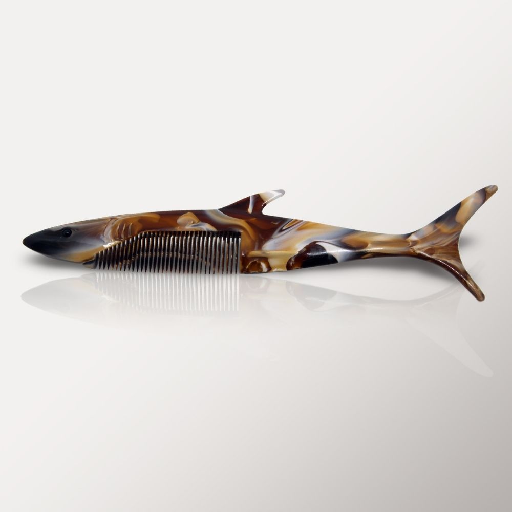 Mens-Shark-Styling-Hair-Comb-Swept-Back-Hairstyle-Mens-Hair-Tools-Brown-Comb